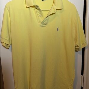 Polo by Ralph Lauren Men's Yellow Polo Shirt